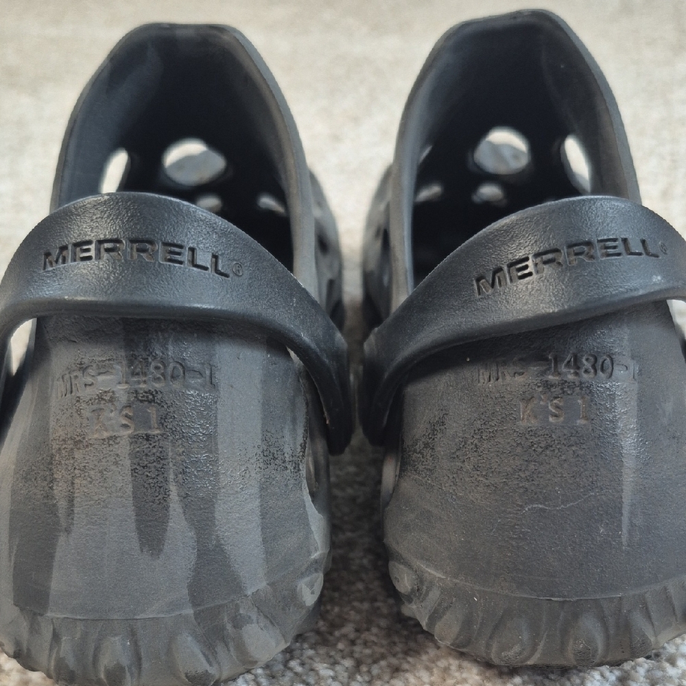 Merrell Ventilated Grey Clogs - Picture 3 of 6